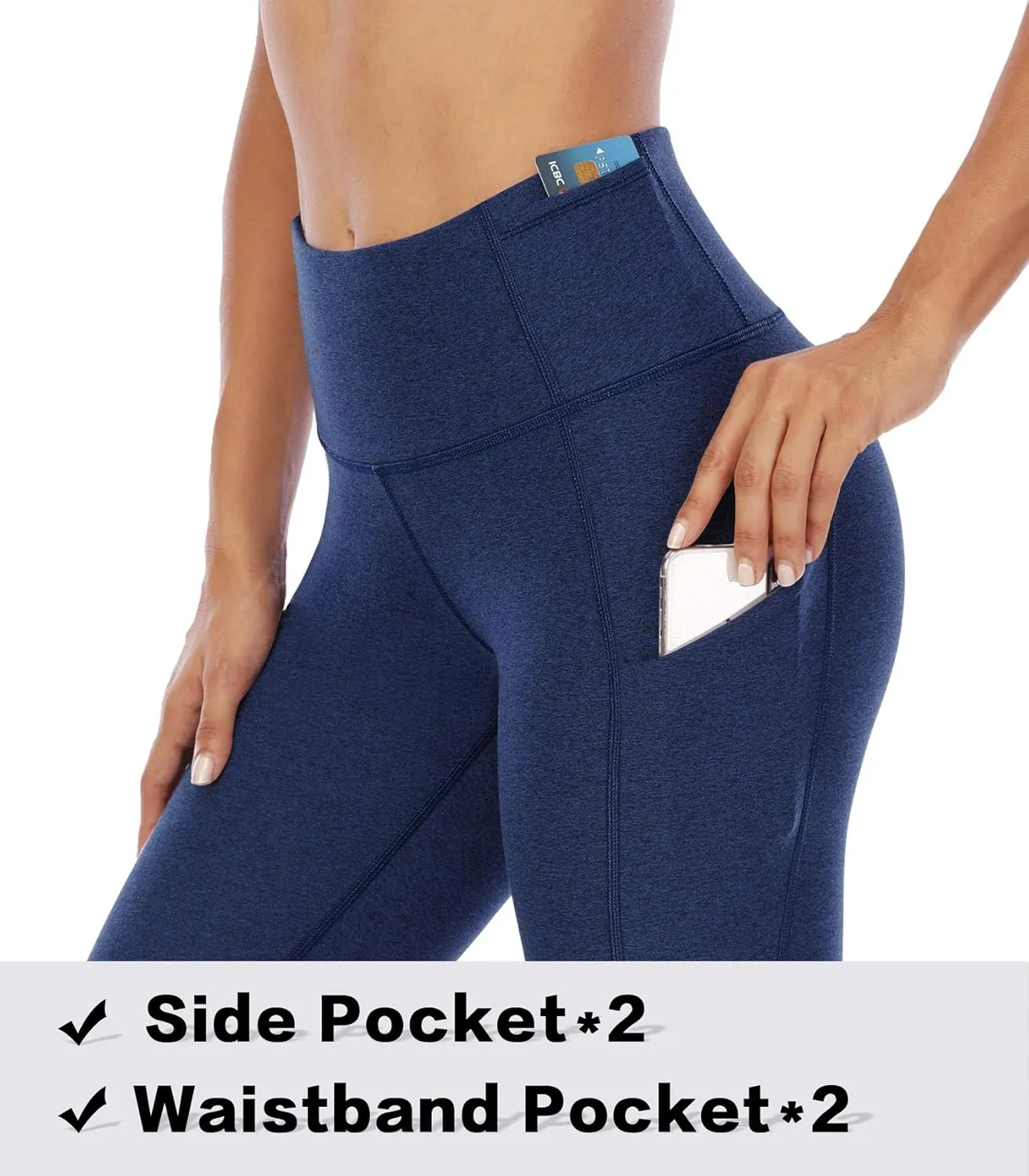IUGA Thick Fleece Lined Leggings Women High Waist Warm Yoga Pants Winter Workout Thermal Leggings for Women
