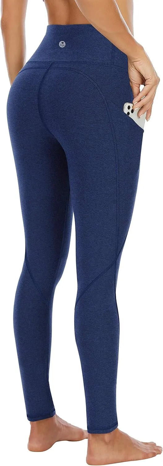 IUGA Thick Fleece Lined Leggings Women High Waist Warm Yoga Pants Winter Workout Thermal Leggings for Women