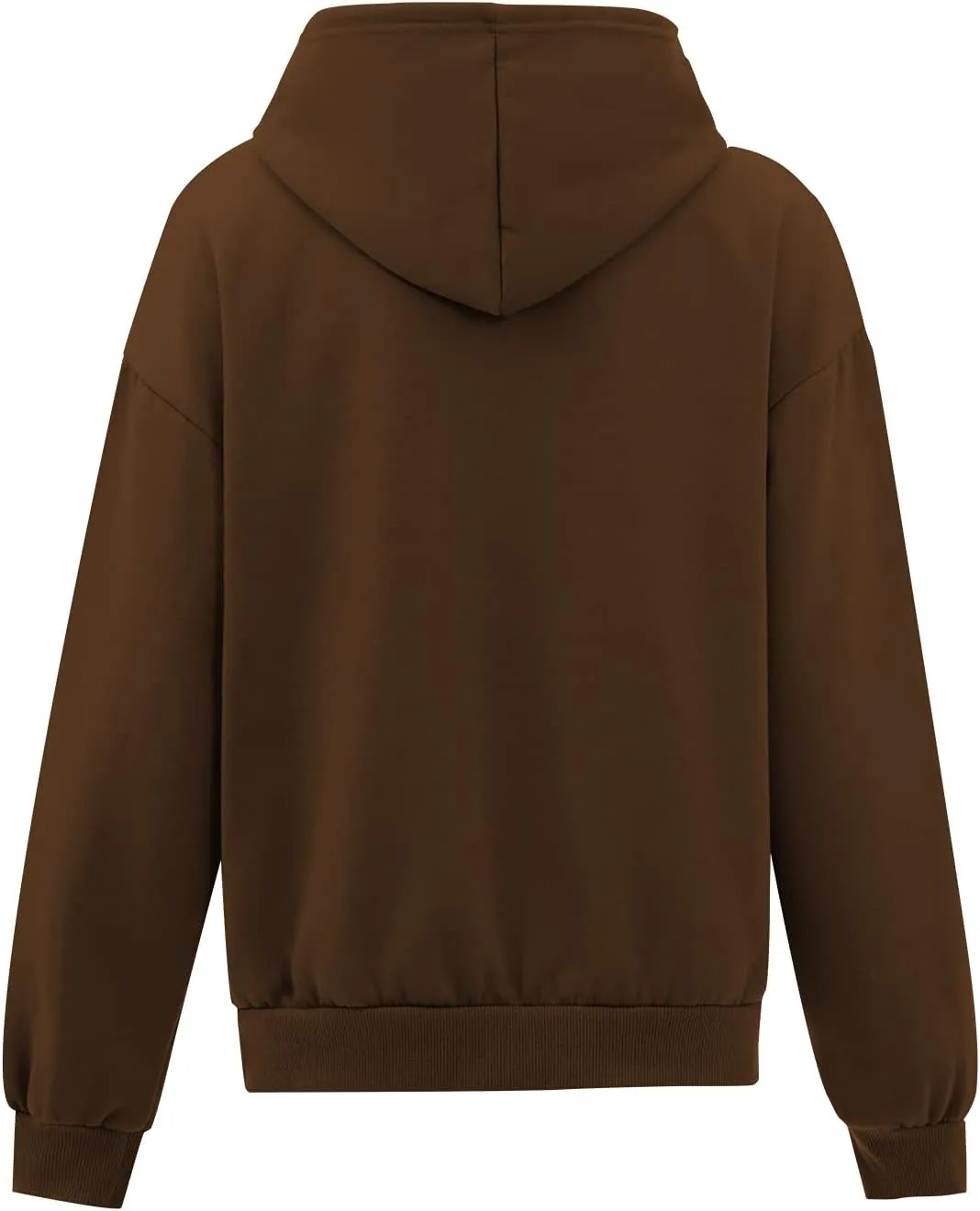 KEEVICI Women's Cute Frog Skateboarding Sweatshirt Brown Zip Up Hoodie Oversized Cotton Aesthetic Clothes Y2k Long Sleeve Top