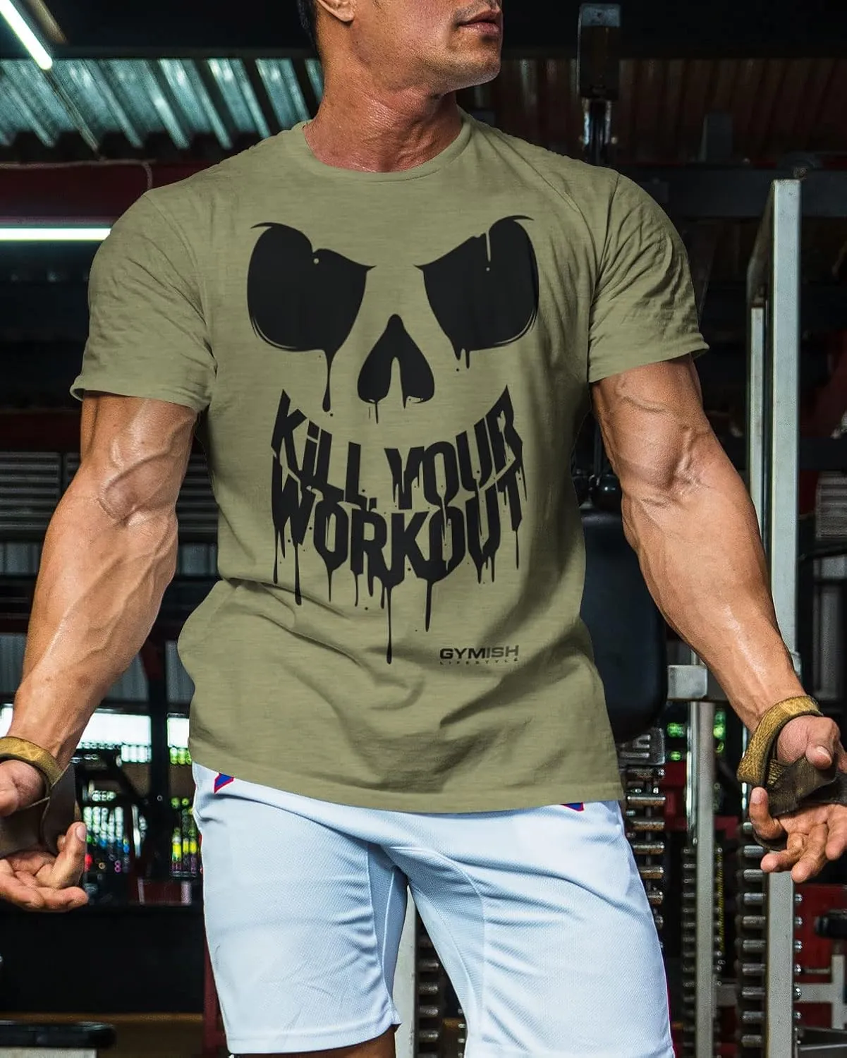 KillWorkout Shirts for Men, Funny Workout Gym Shirt Lifting T-Shirt