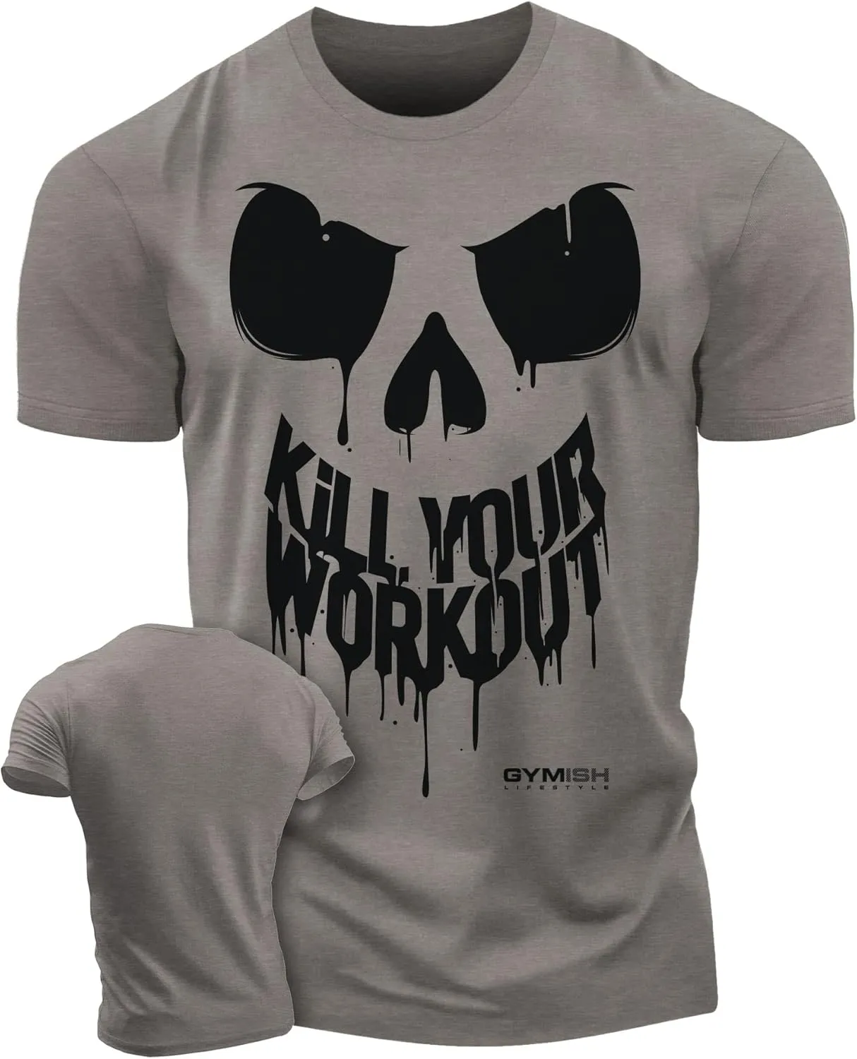 KillWorkout Shirts for Men, Funny Workout Gym Shirt Lifting T-Shirt