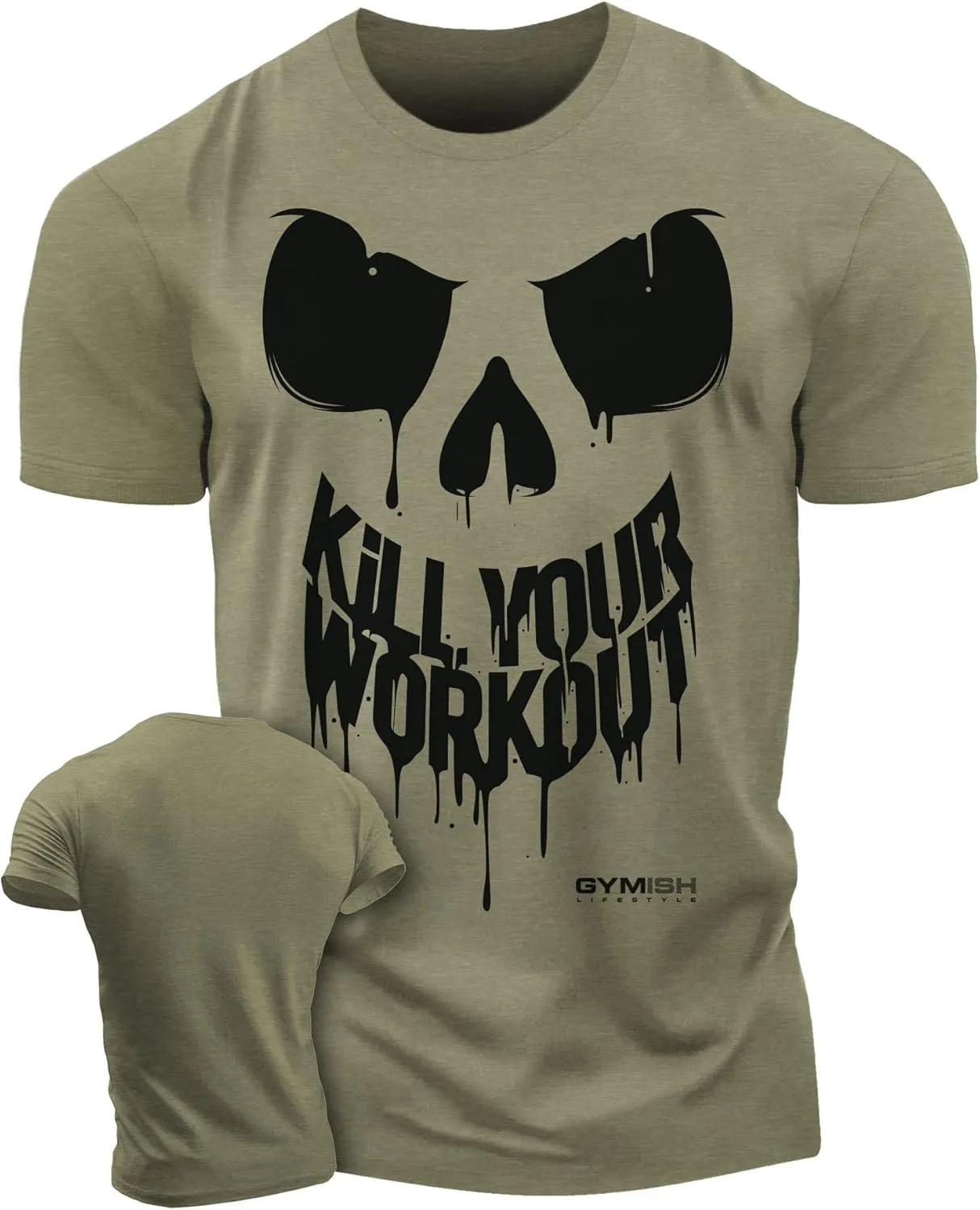 KillWorkout Shirts for Men, Funny Workout Gym Shirt Lifting T-Shirt