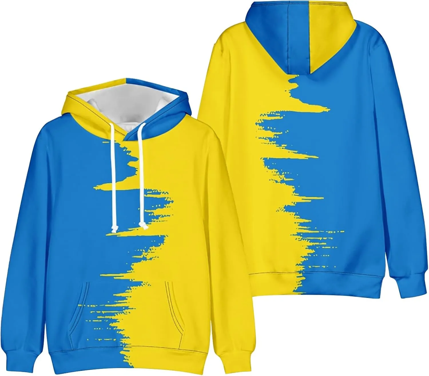 LCMTWX Men's Hooded Fleece Sweatshirt Size Sweater Midweight Fleece Sweatshirt Pullover Hooded Sweatshirt for Men Men's