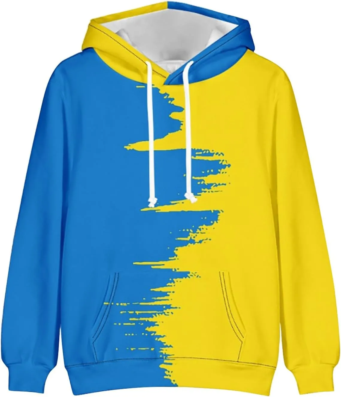 LCMTWX Men's Hooded Fleece Sweatshirt Size Sweater Midweight Fleece Sweatshirt Pullover Hooded Sweatshirt for Men Men's