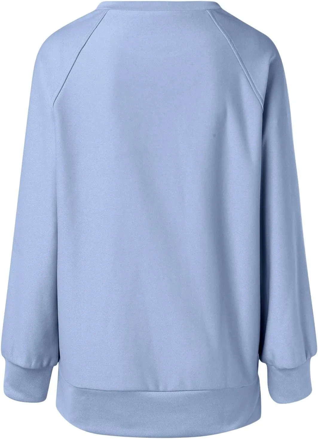 Long Sleeve Shirts for Women Oversized Sweatshirt Crewneck Tunic Pollover Shirts Side Zipper Hoodie Sweater 2024 Fall Clothes
