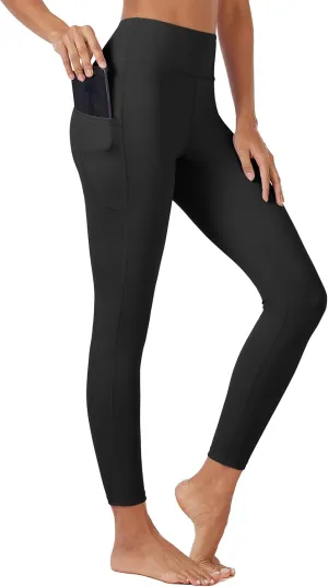 MAGCOMSEN Women's High Waisted Workout Leggings with Pockets Tummy Control 7/8 Yoga Pants Stretch Gym Athletic Leggings