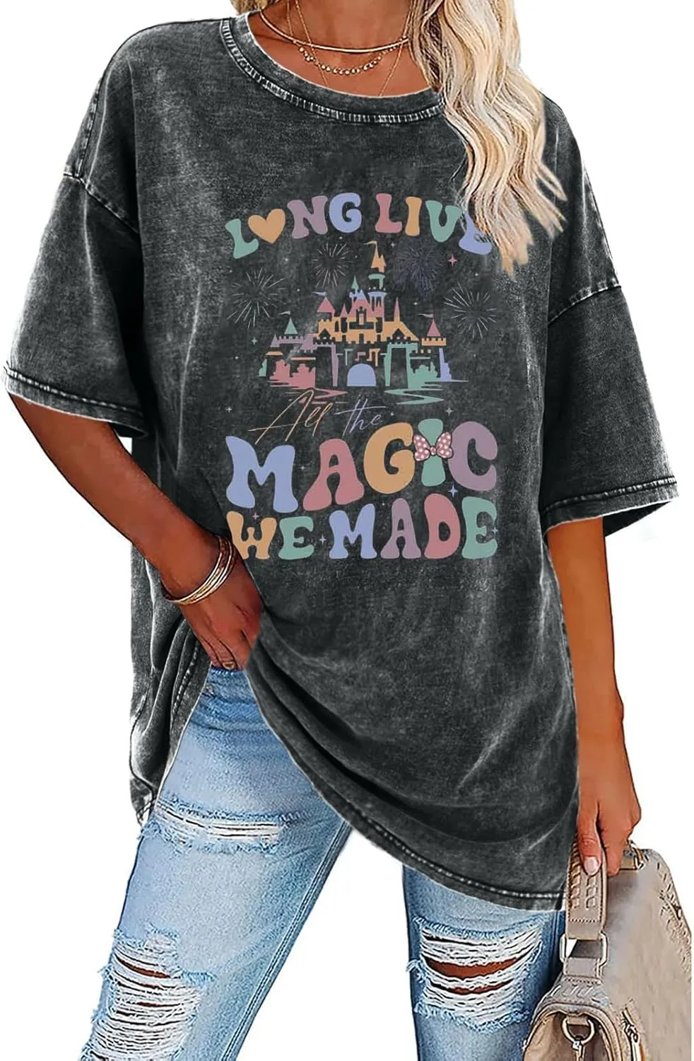 Magical Shirt Magic Kingdom Shirts: Long Live All The Magic We Made Tshirt Holiday Castle Graphic Tee Family Vacation Top