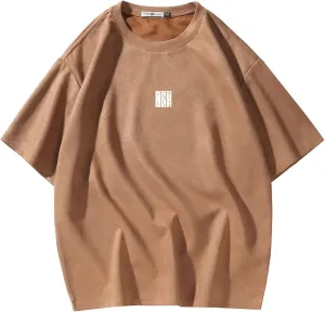 Men T Shirt Streetwear Harajuku Tops Short Sleeve Crewneck T-Shirt