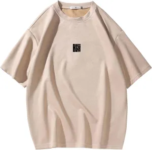 Men T Shirt Streetwear Harajuku Tops Short Sleeve Crewneck T-Shirt
