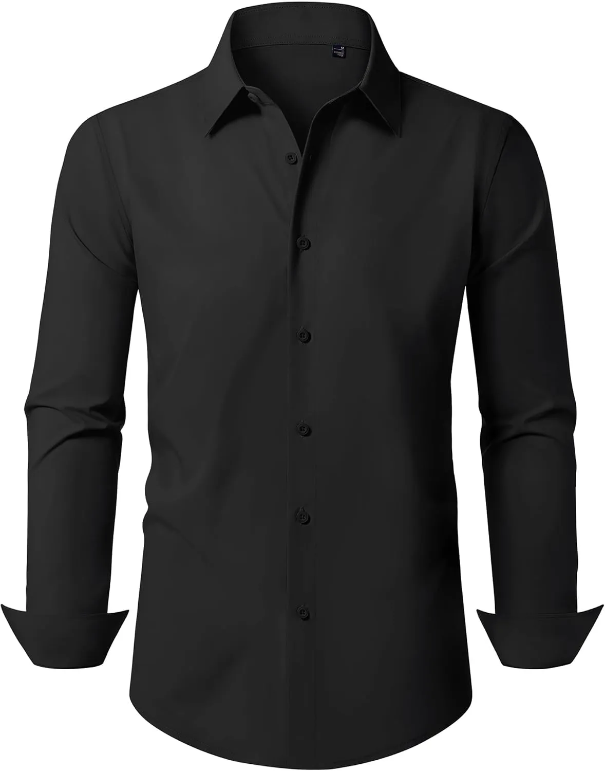 Mens Business Dress Shirt Long Sleeve Button Down Formal Shirt for Men Cotton Slim Fit Shirt for Wedding
