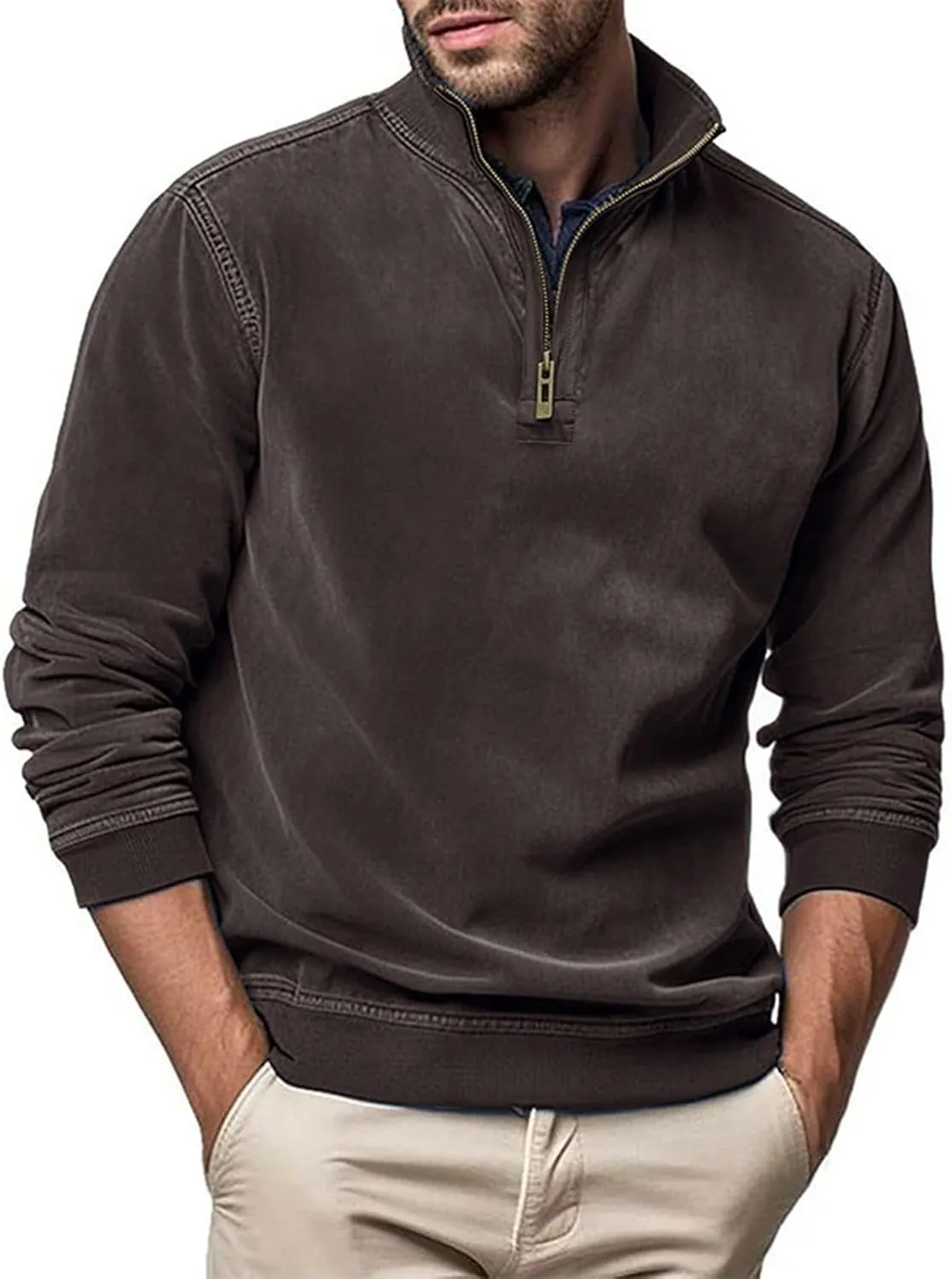 Men's Fashion Casual Color Block Long Sleeve Turndown Collar Blouse Shirt Tops, 2024 Tall and Big Mens Fall Winter