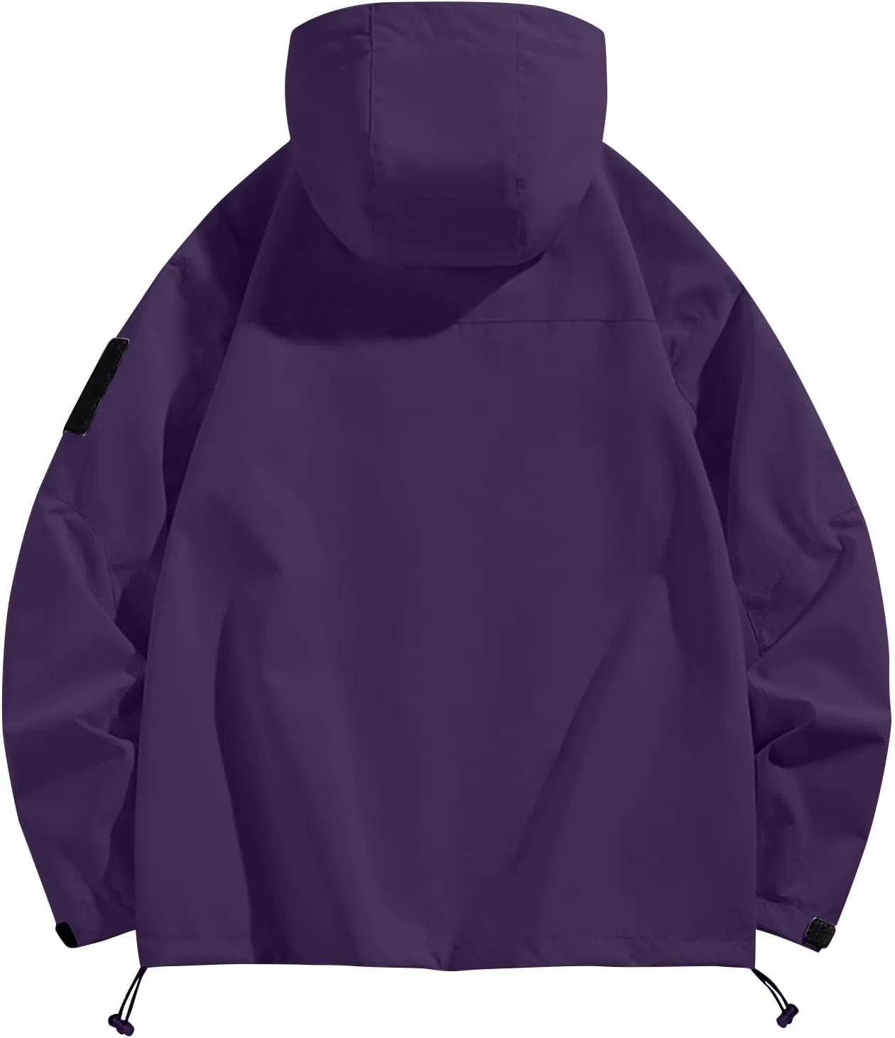 Mens Jacket Winter Zip Up Hoodies Casual Fashion Loose Pockets Windproof Long Sleeve Coat