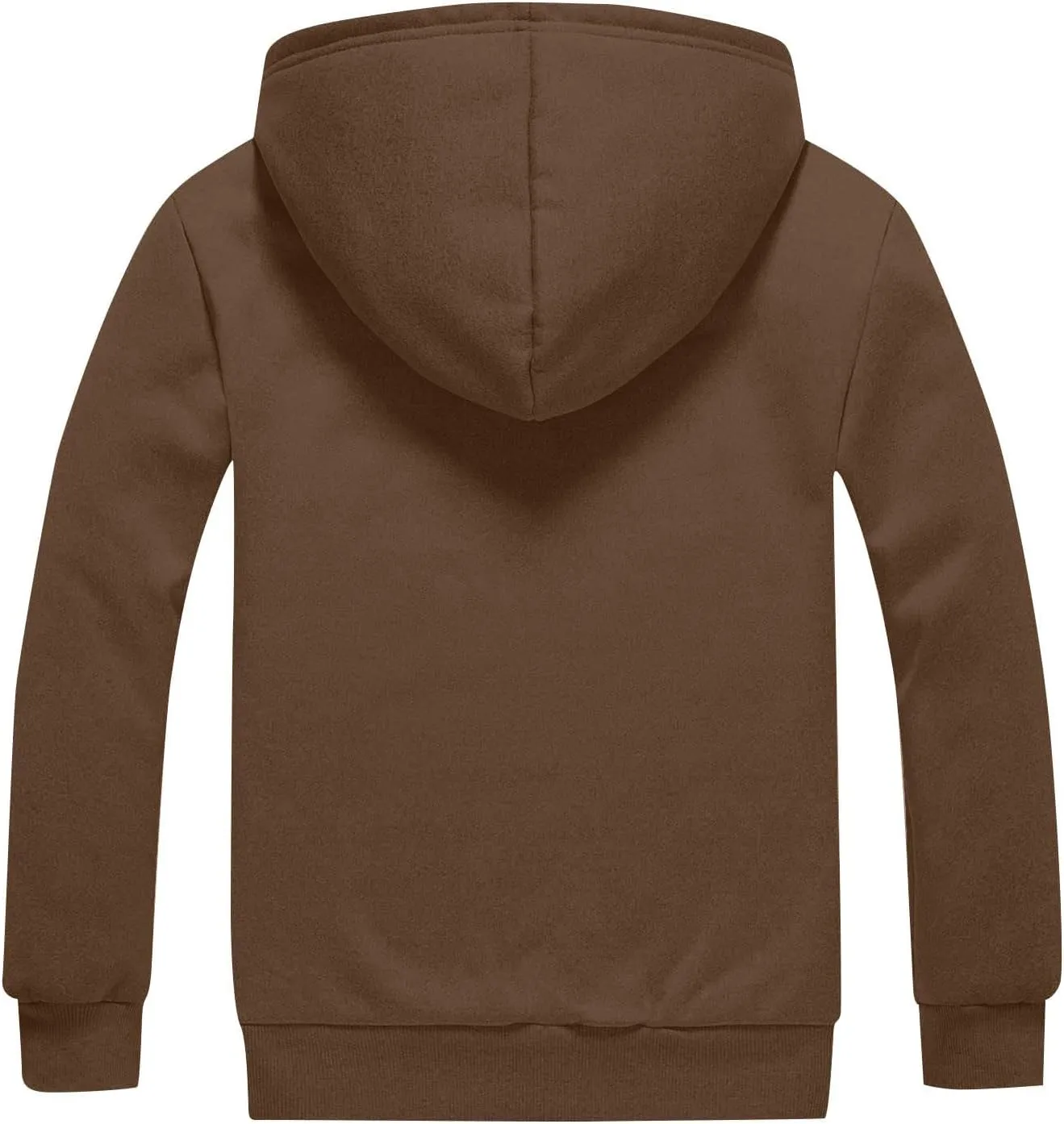 Mens Sherpa Hoodie Zip Up Thermal Thick Hoodies Winter Heavyweight Warm Hooded
