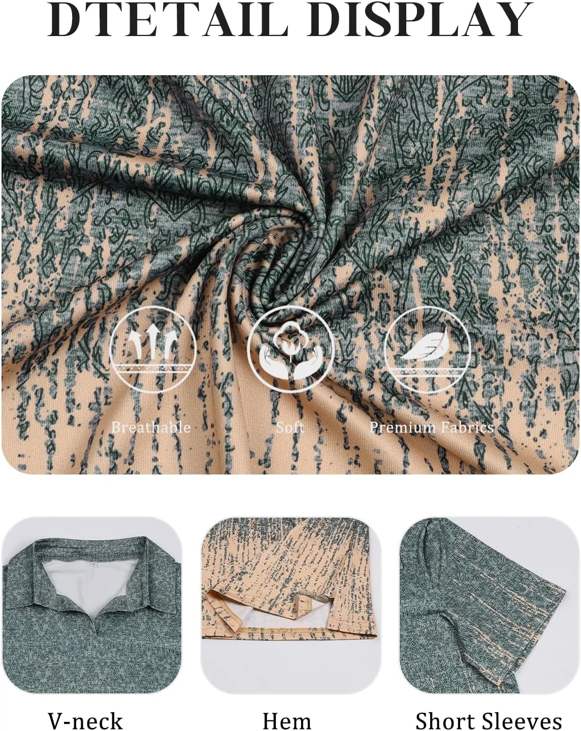MK Shop Limited Polo Shirts for Women Business Casual Work Lapel Collared Tops V Neck Summer Golf Polos Tunic Blouse