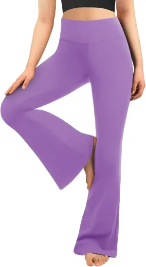 MOREFEEL Womens Bootcut Yoga Pants - Flare Leggings for Women High Waisted Active Leggings Workout Lounge Jazz Dress Pants