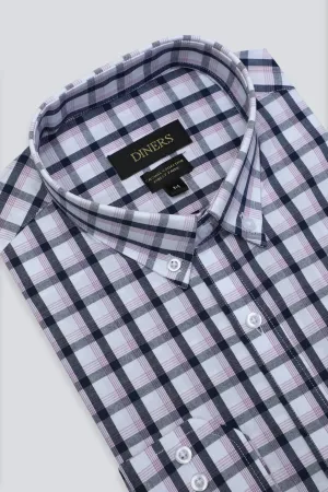 Multicolor Plaid Check Casual Shirt