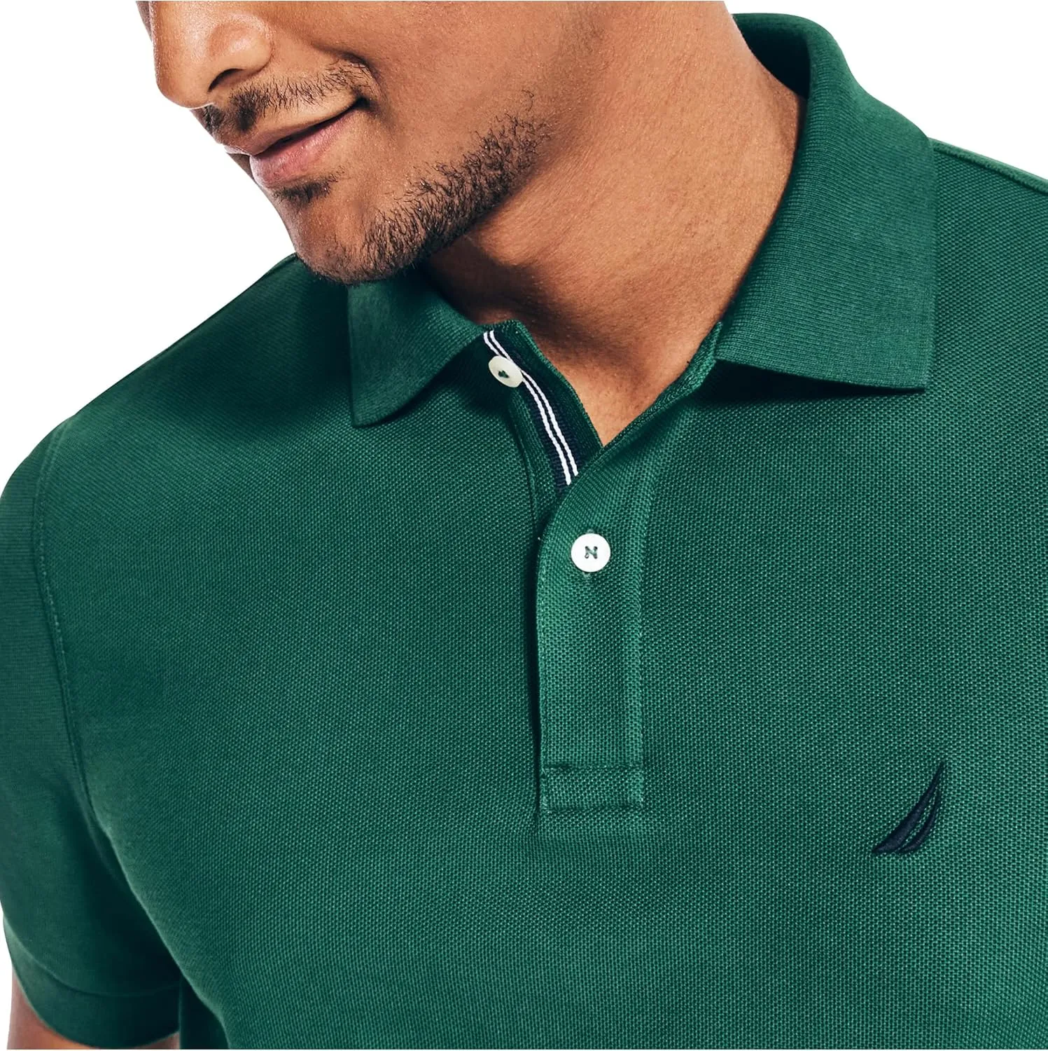 Nautica Men's Solid Deck Shirt