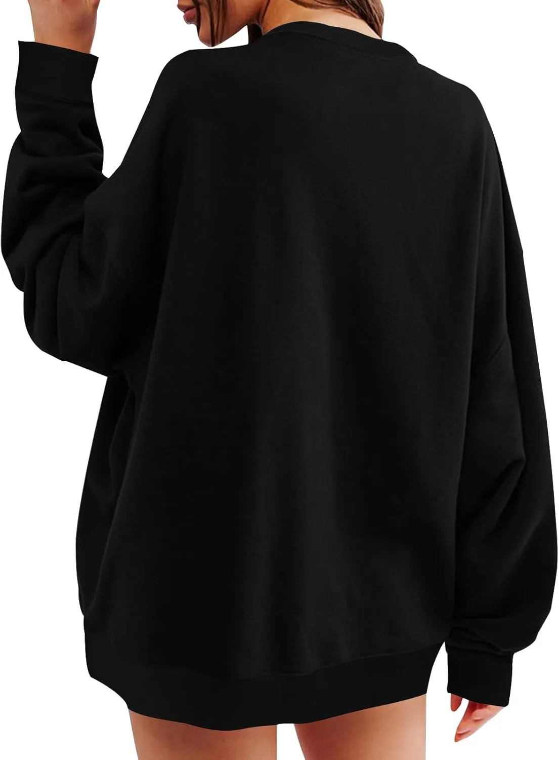 Oversized Crewneck Sweatshirt For Women Fall Fashion 2024 Casual Loose Soft Pullover Tops Long Sleeve y2k Clothes