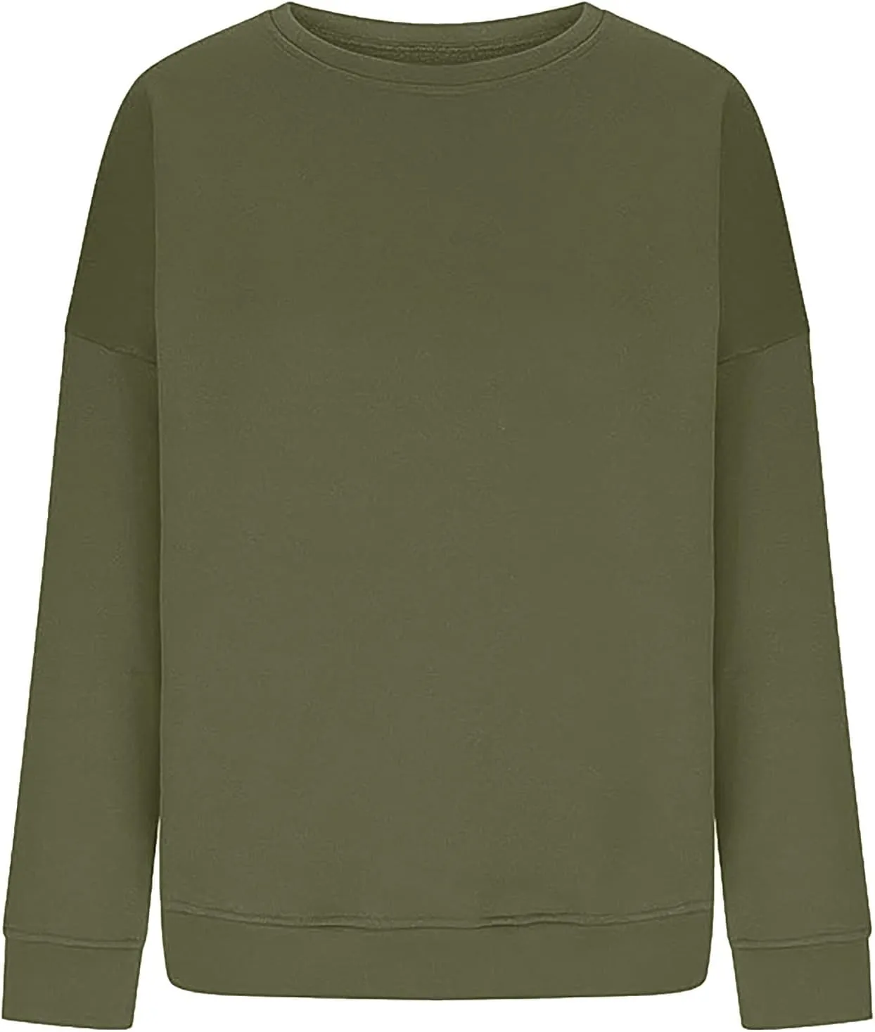 Oversized Crewneck Sweatshirt Women Fall Fashion 2023 Long Sleeve Drop Shoulder Hoodie Sweatshirts Casual Pullover Tops