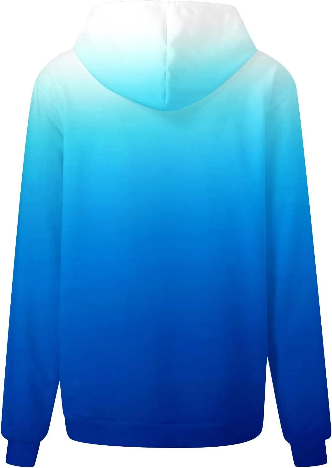 Oversized Hoodies For Women Fall Fashion 2023 Drop Shoulder Long Sleeve Hooded Sweatshirt Gradient Color y2k Clothes