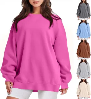Oversized Sweatshirt For Women Cute Teen Girls y2k Clothes Long Sleeve Crewneck Pullover Hoodie Fall Fashion 2023