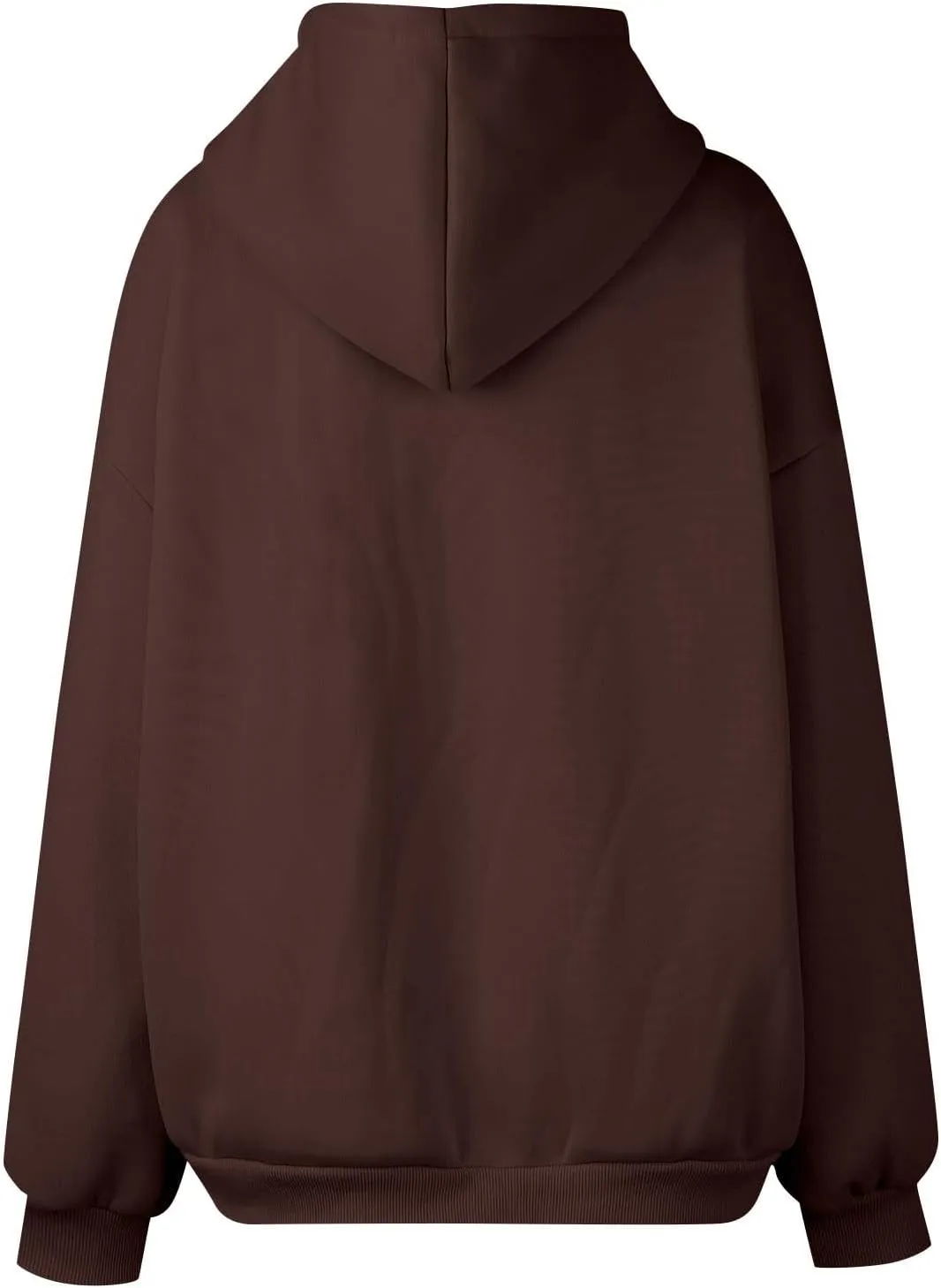 Oversized Sweatshirt for Women,Womens Casual Zip Up Hoodie Trendy Y2k Long Sleeve Jacket with Poickets