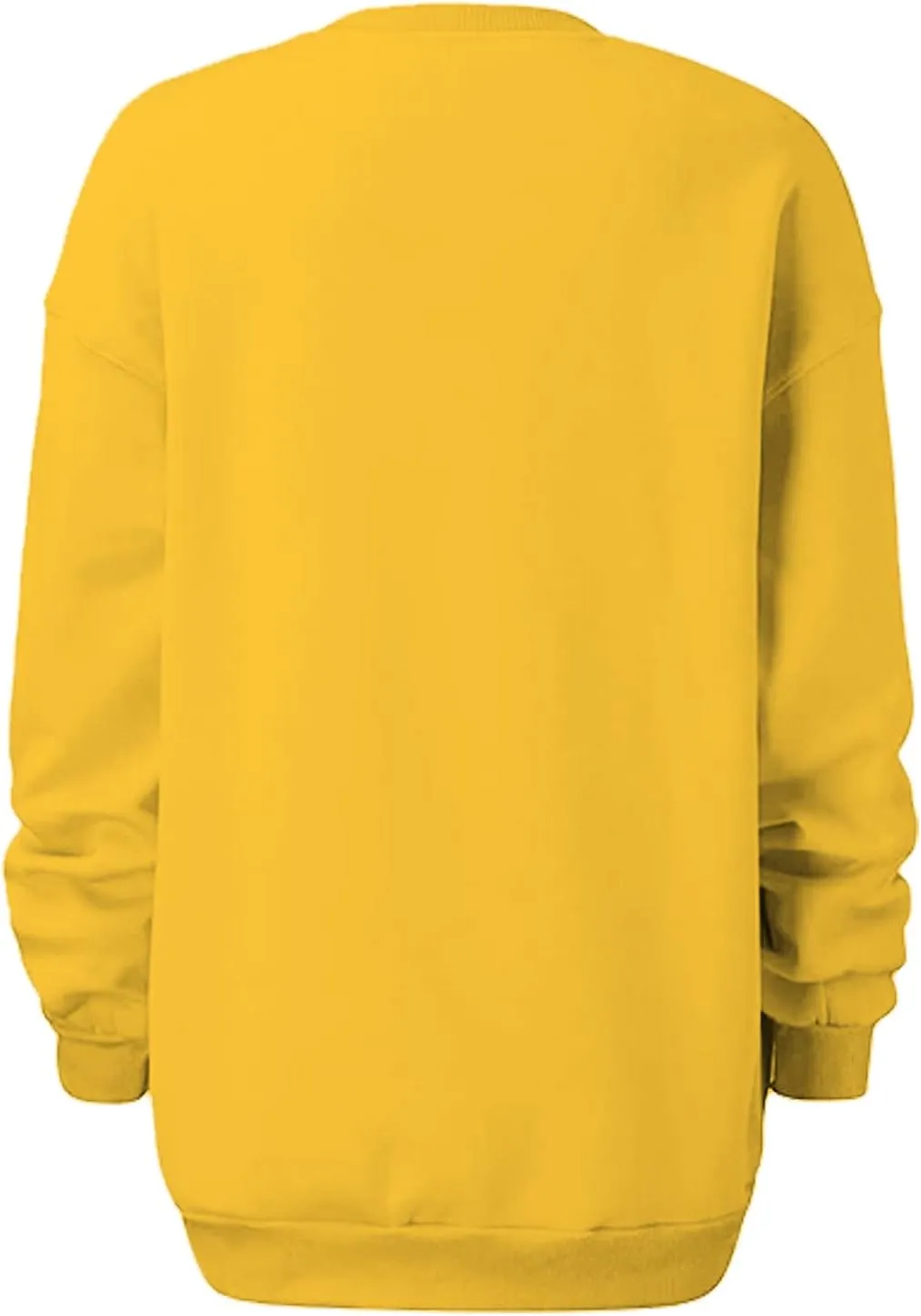 Oversized Sweatshirts for Women Long Sleeve Crew Neck Pullover Casual Loose Silod Color Fleece Tops Sweaters