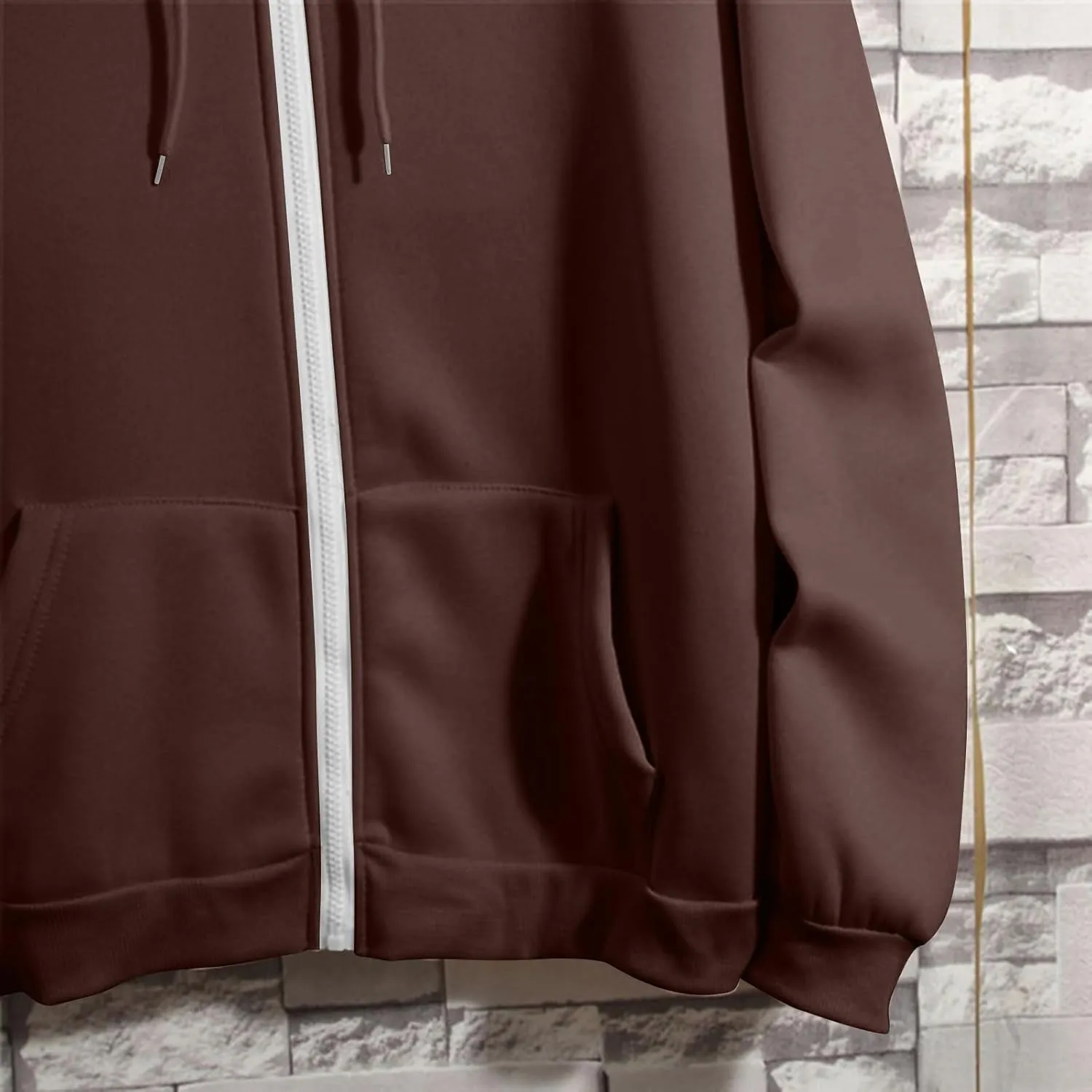 Oversized Zip Up Hoodie for Women Fall Y2k Jacket Fleece Long Sleeve Sweatshirt with Pocket Fashion Clothes 2024