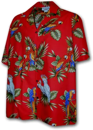Pacific Legend Parrots Hawaiian Shirt