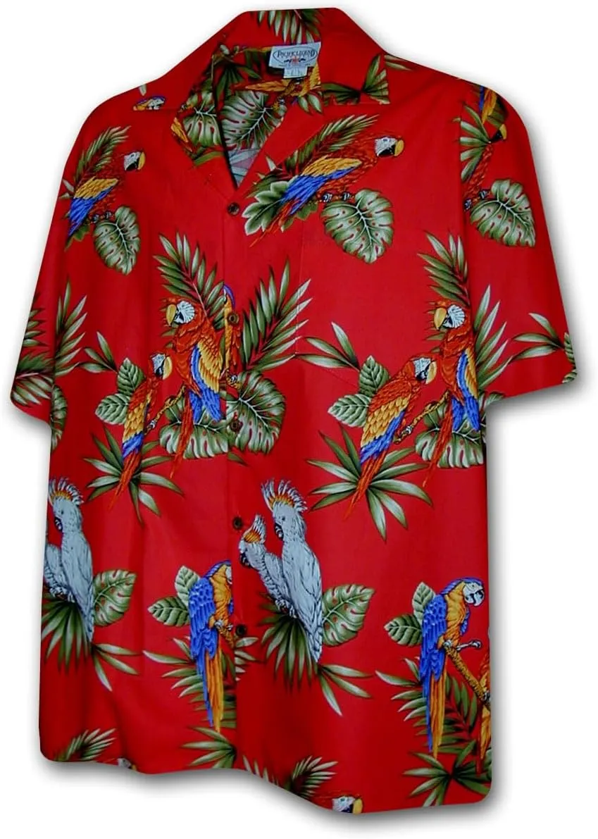 Pacific Legend Parrots Hawaiian Shirt