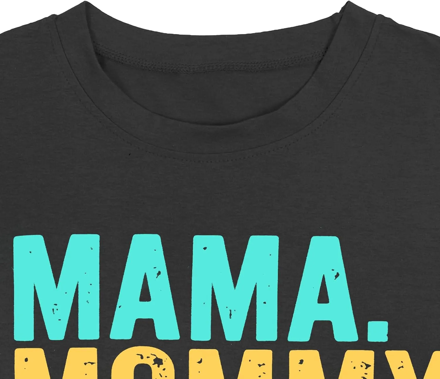 Plus Size Mama Shirt for Women Mama Mommy Mom Bruh Tshirt Funny Mom Tops Casual Short Sleeve T Shirt