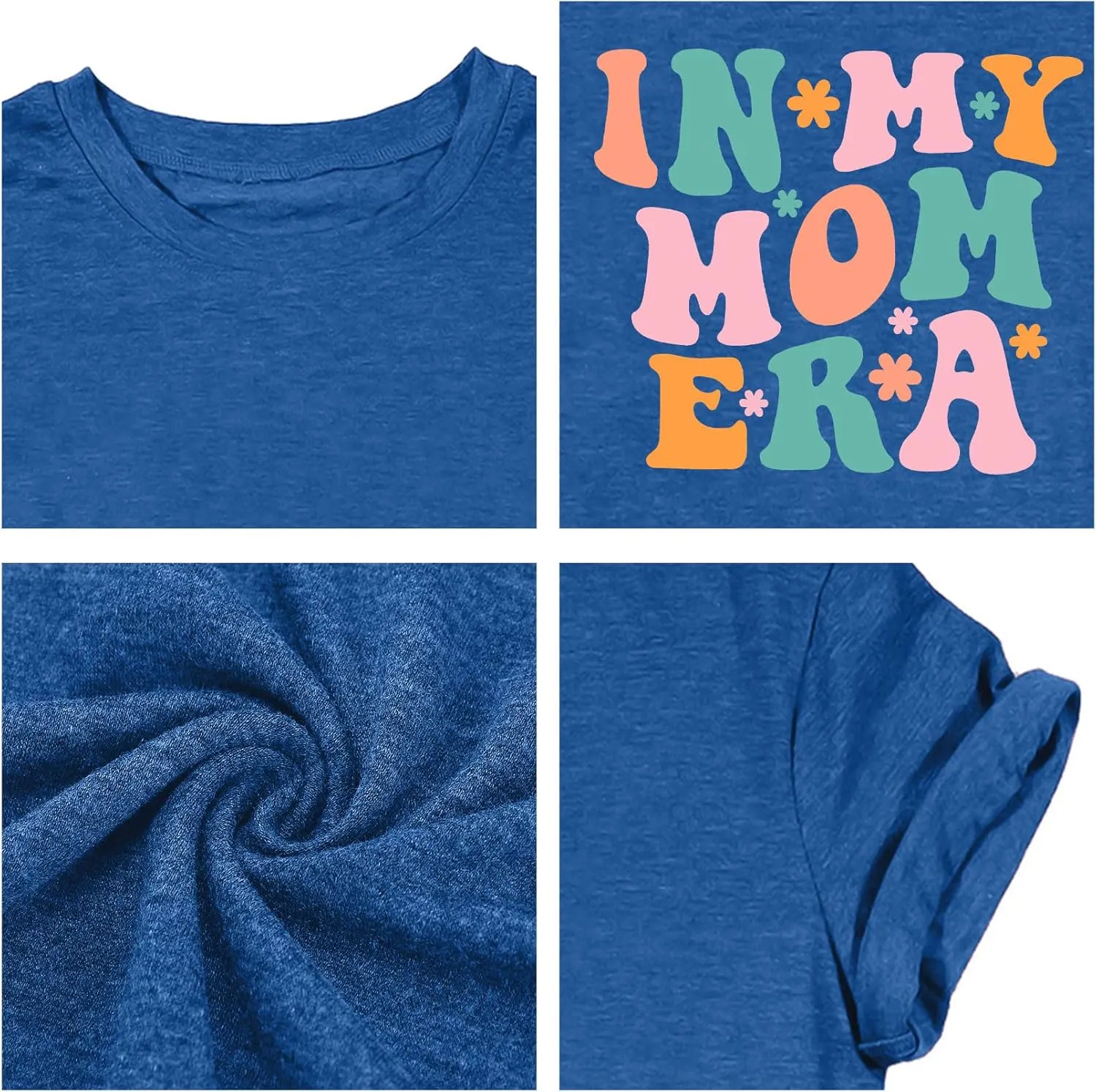 Plus Size Mom Shirt: Women in My Mom Era Tshirt Cute Mom Graphic Tee Mama Life Short Sleeve Shirt