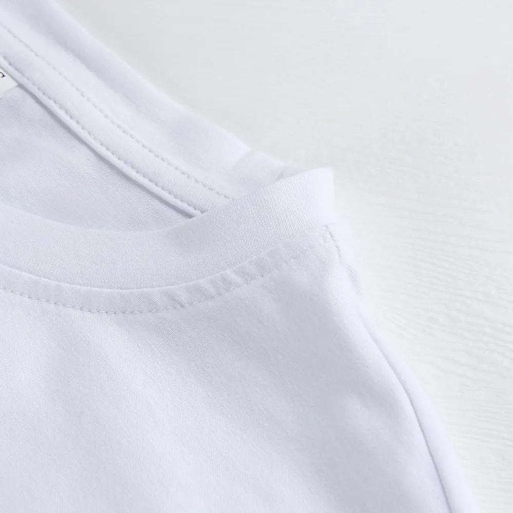 PRIMODA Womens Oversized Short Sleeve T Shirts Trendy Crew Neck Loose Workout Tee Casual Summer Tops Cotton