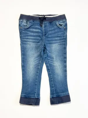 Pull up stretch denim pants - Size 2
