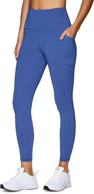 RBX Active High Waisted Squat Proof Ankle Length Leggings for Women, 7/8 Yoga Leggings with Pockets