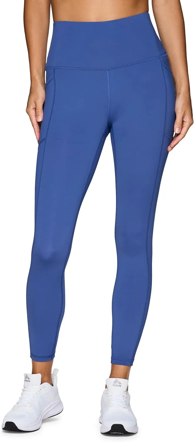 RBX Active High Waisted Squat Proof Ankle Length Leggings for Women, 7/8 Yoga Leggings with Pockets