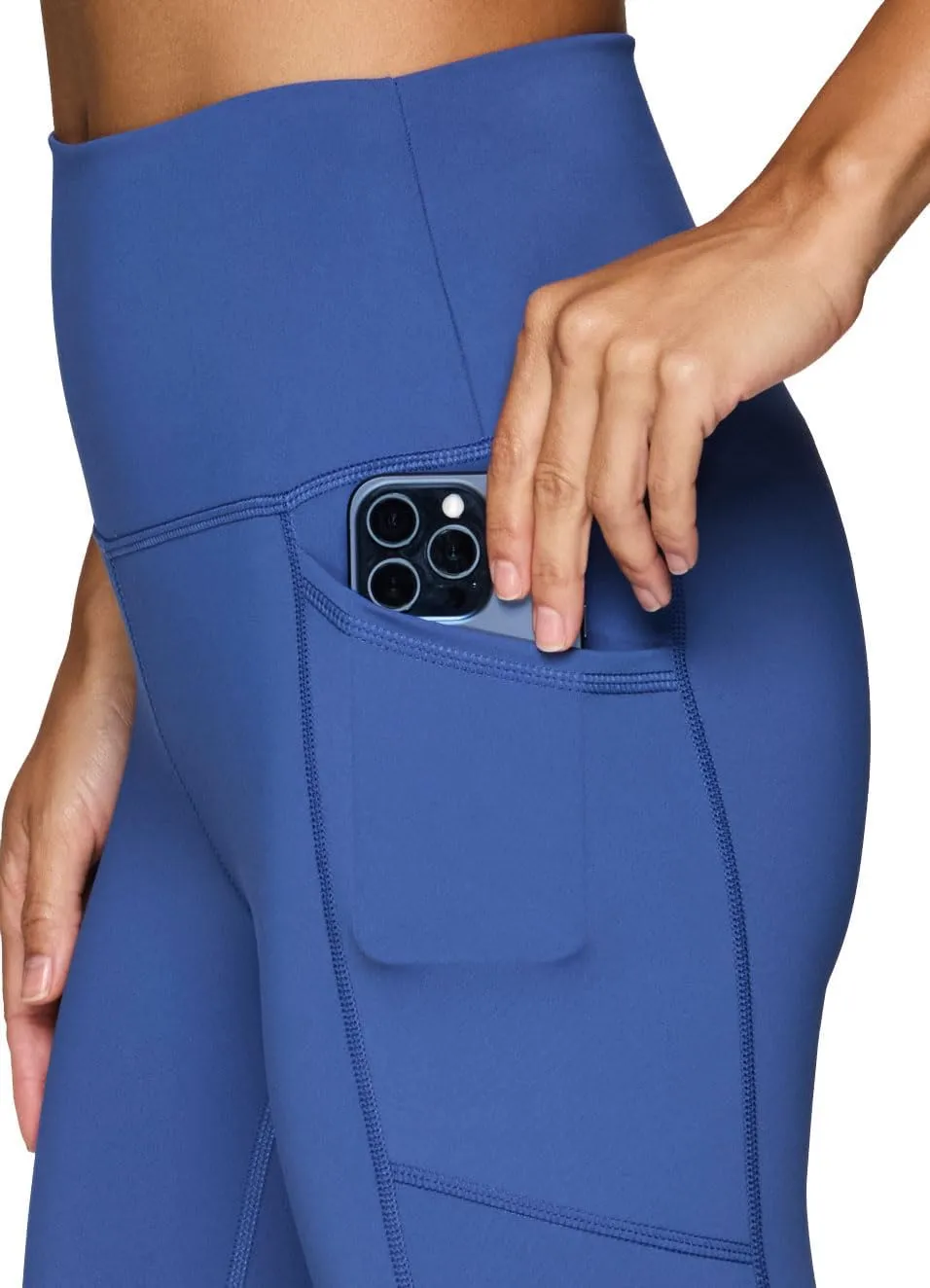 RBX Active High Waisted Squat Proof Ankle Length Leggings for Women, 7/8 Yoga Leggings with Pockets