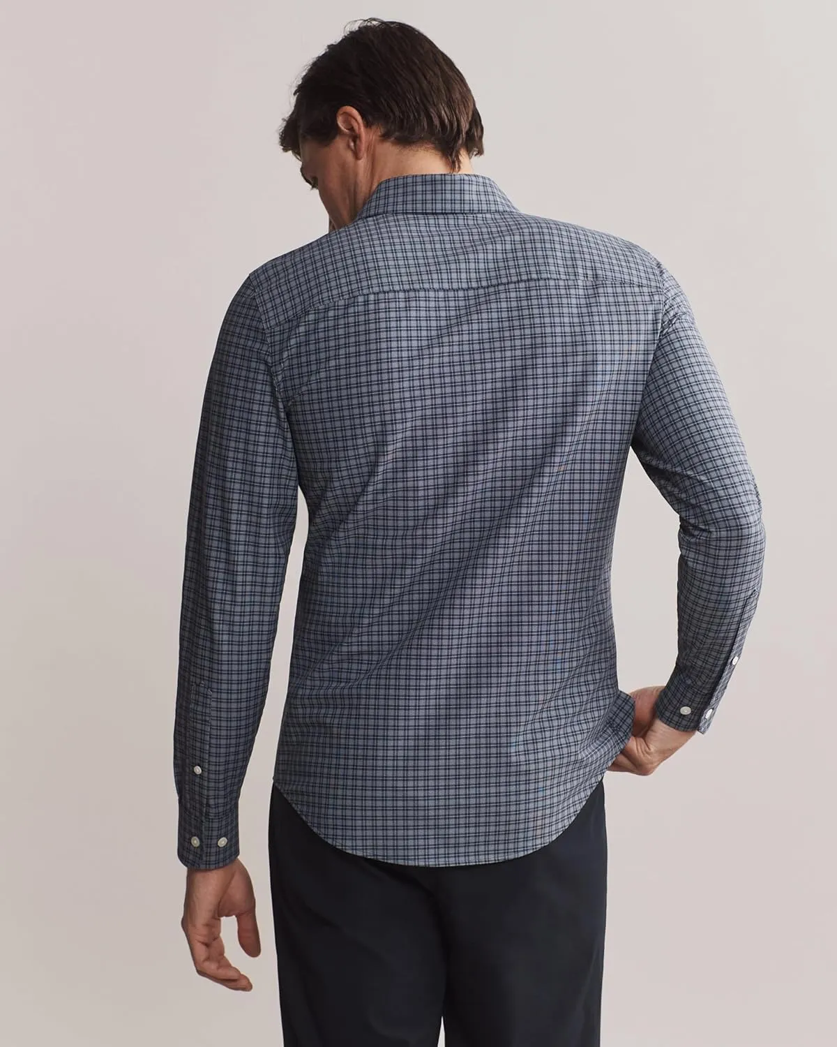 Rhone Men's State of Mind Shirt, Slim Fit Button Down Shirt, Performance Fabric, Anti Odor