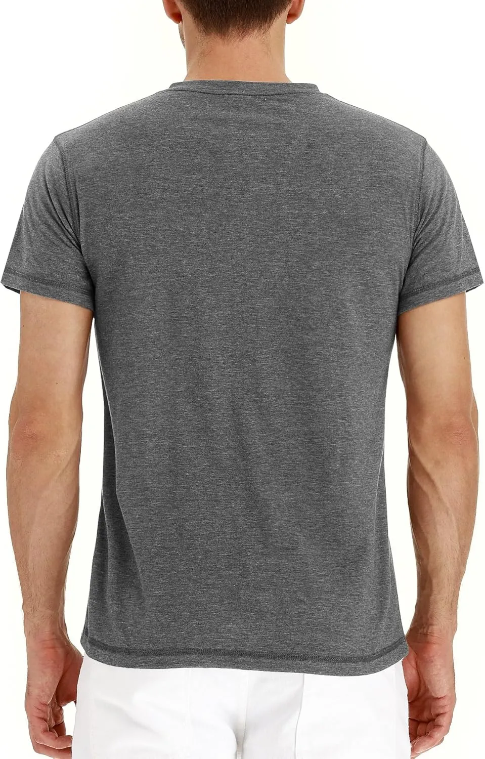 Sailwind Mens Henley Short Sleeve T-Shirt Cotton Casual Shirt