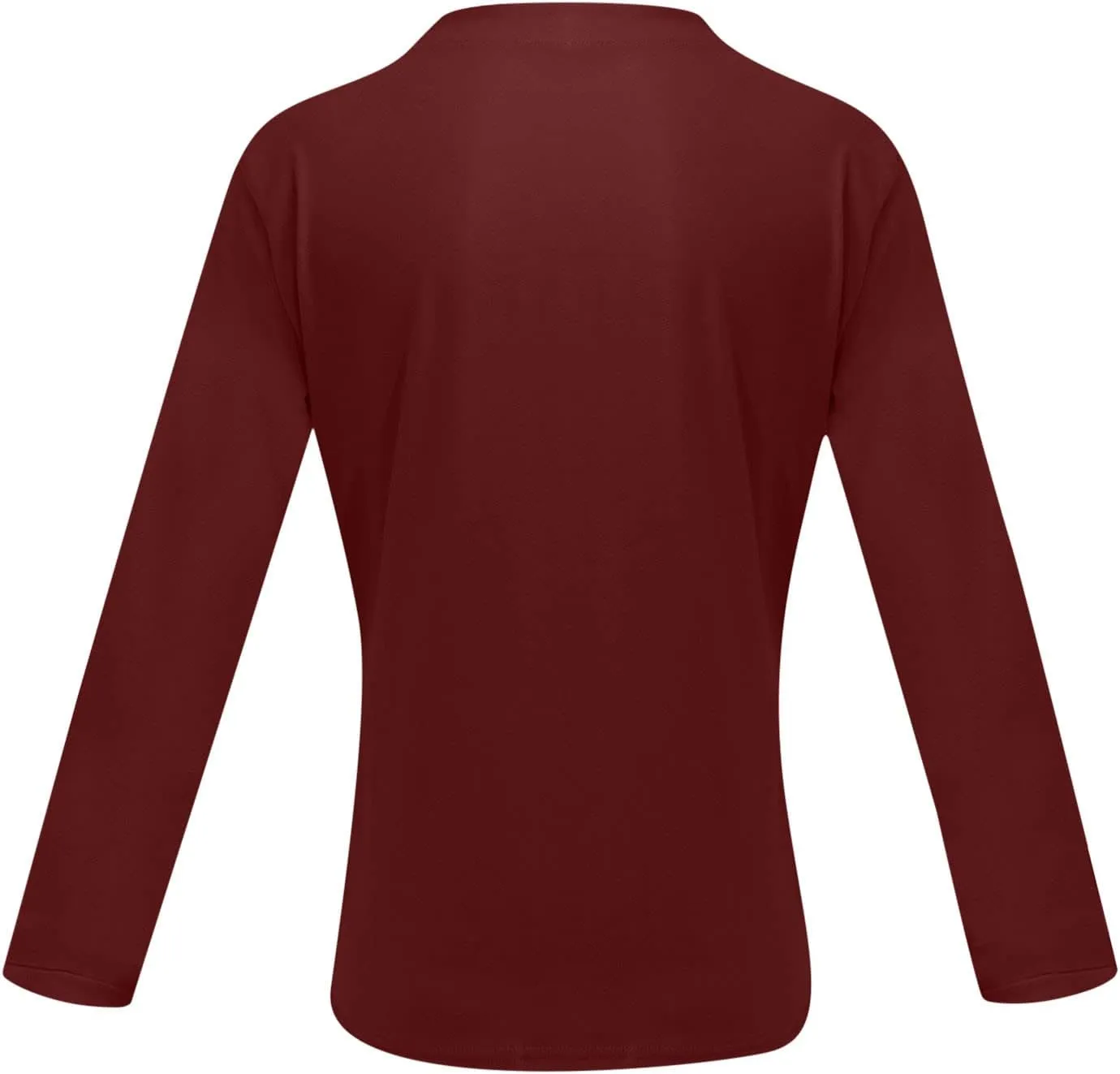 Summer Shirts for Men Casual Stylish Solid Color V Neck Gentleman's Slim Fit Business Long Sleeve Muscle T-Shirt