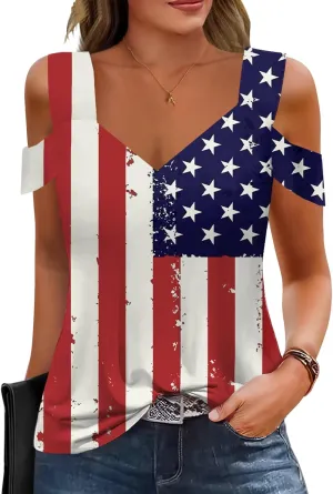 Summer Tops Womens Tunic Top Short Sleeve Cold Shoulder V Neck Loose Fit Basic Tee Casual Tops T Shirts Blouse