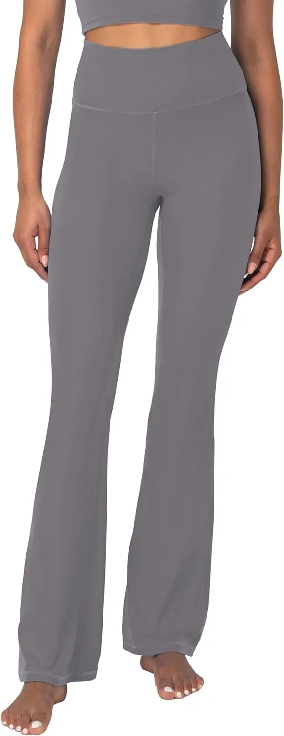 Sunzel Mini Flare Leggings for Women, High Waist Yoga Pants with Tummy Control, Casual Gym Workout Bootcut Leggings