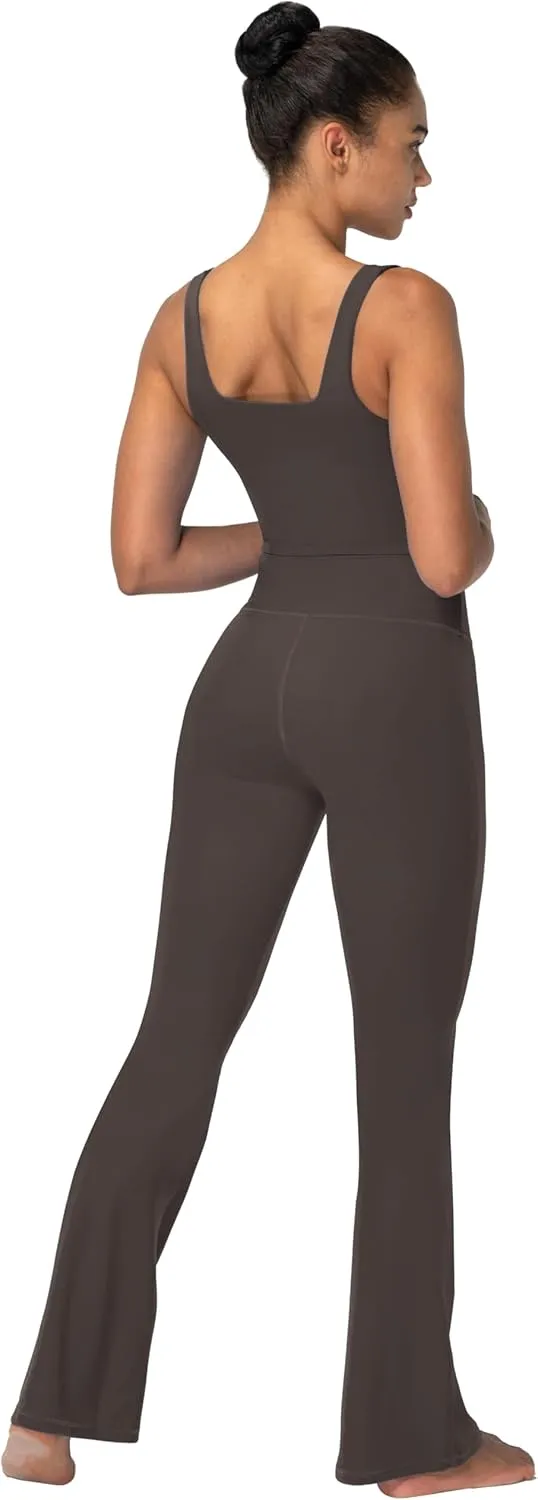 Sunzel Mini Flare Leggings for Women, High Waist Yoga Pants with Tummy Control, Casual Gym Workout Bootcut Leggings