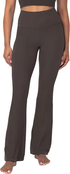 Sunzel Mini Flare Leggings for Women, High Waist Yoga Pants with Tummy Control, Casual Gym Workout Bootcut Leggings
