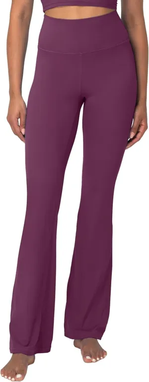 Sunzel Mini Flare Leggings for Women, High Waist Yoga Pants with Tummy Control, Casual Gym Workout Bootcut Leggings