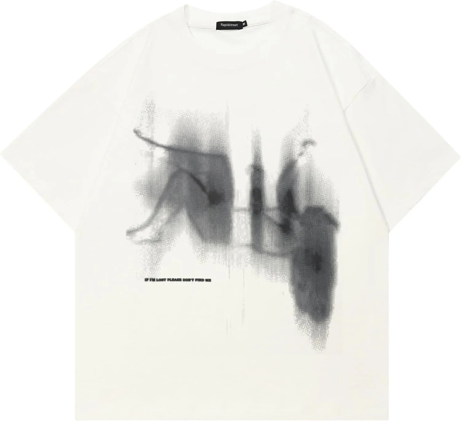 T-Shirt Streetwear Aesthetic Graphic Eyes Relaxed Tee Shirt Men Unisex