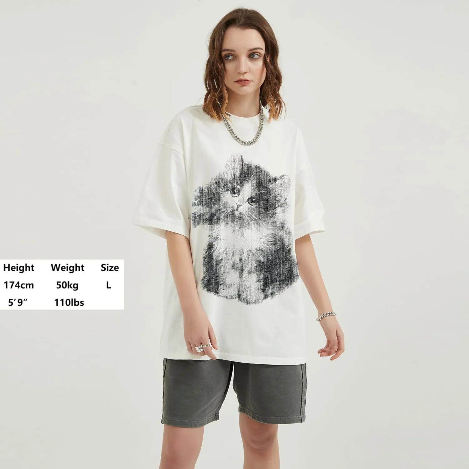 T-Shirt Streetwear Aesthetic Graphic Eyes Relaxed Tee Shirt Men Unisex