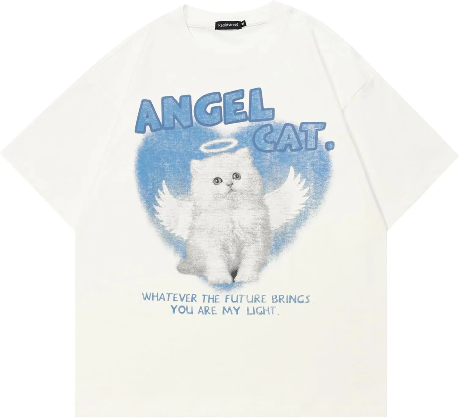 T-Shirt Streetwear Aesthetic Graphic Eyes Relaxed Tee Shirt Men Unisex