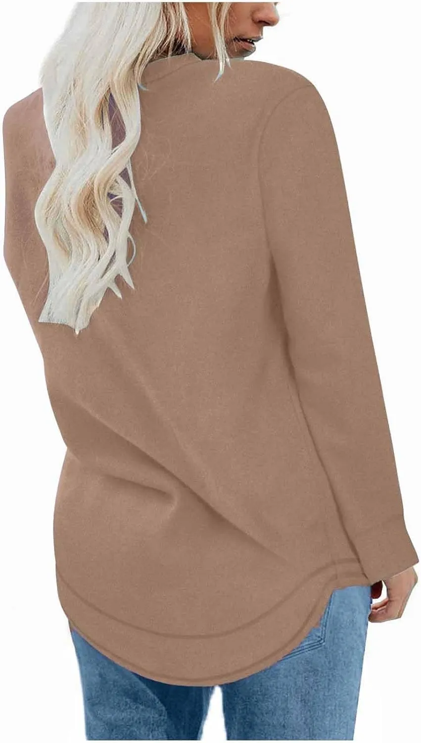 TANGNADE Womens Oversized Sweatshirt Casual Crewneck Long Sleeve Pullover Tops Fall Outfits Ladies Winter Clothing