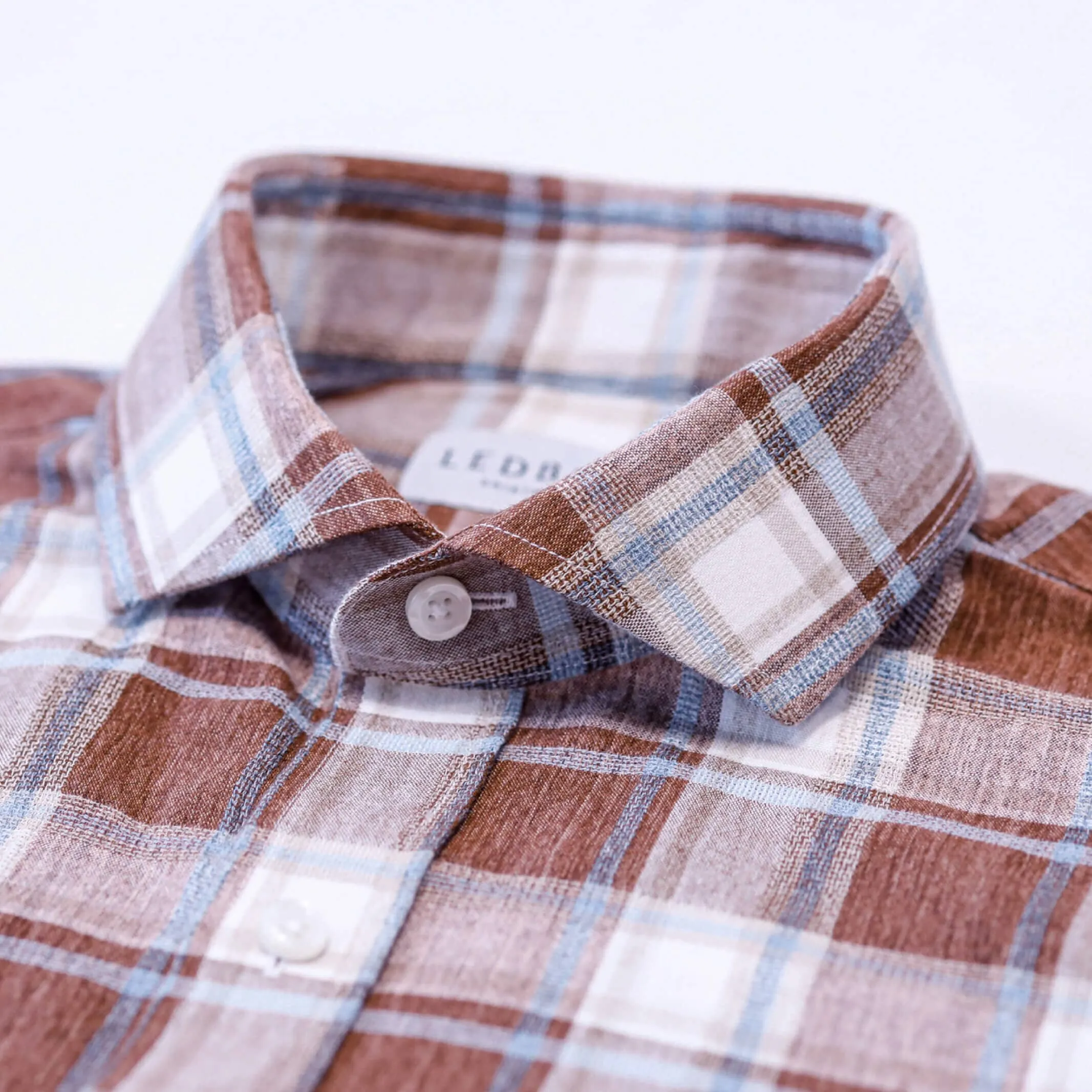 The Brick Red Dorset Plaid Casual Shirt